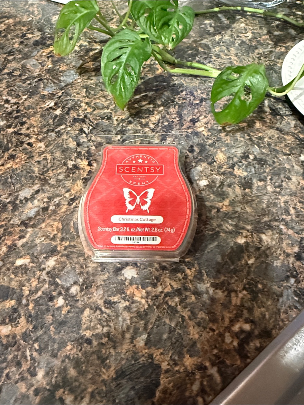 Scentsy Red Christmas Cottage Wax Bar